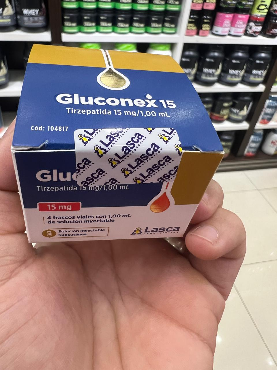 GLUCONEX 4x15MG